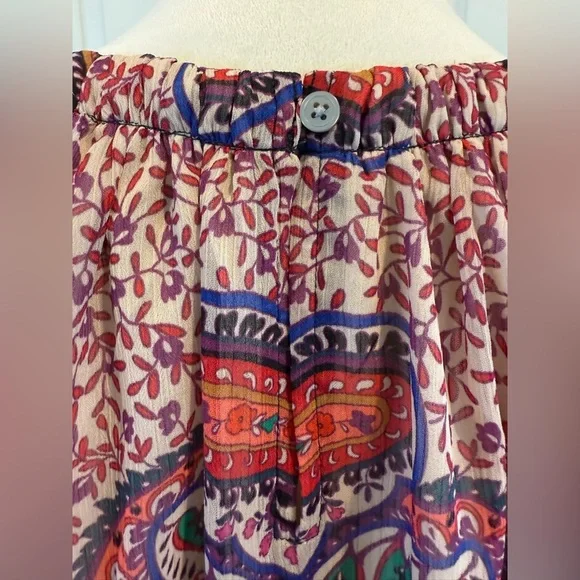 LOFT Paisley Long Sleeved Blouse - Picture 6 of 6